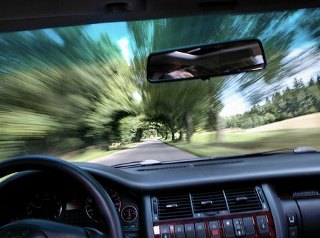 driving fast