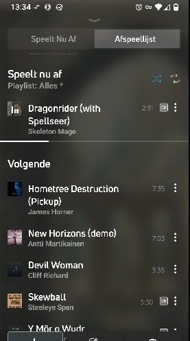 Playlist on my phone